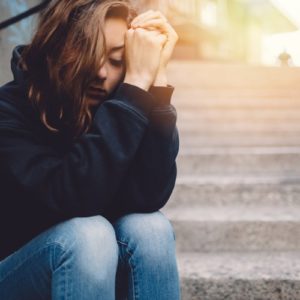 teen girl treated for depresion